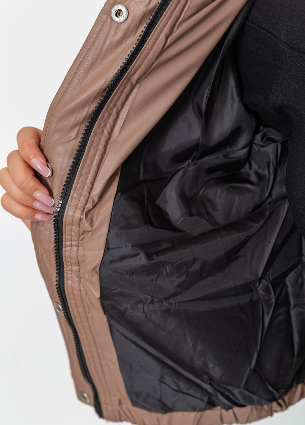 Светло-коричневая демисезонная куртка Ager