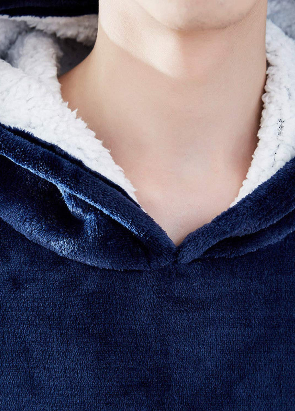 Плед-толстовка с капюшоном Pleid Hoodie Blue UFT (246625935)