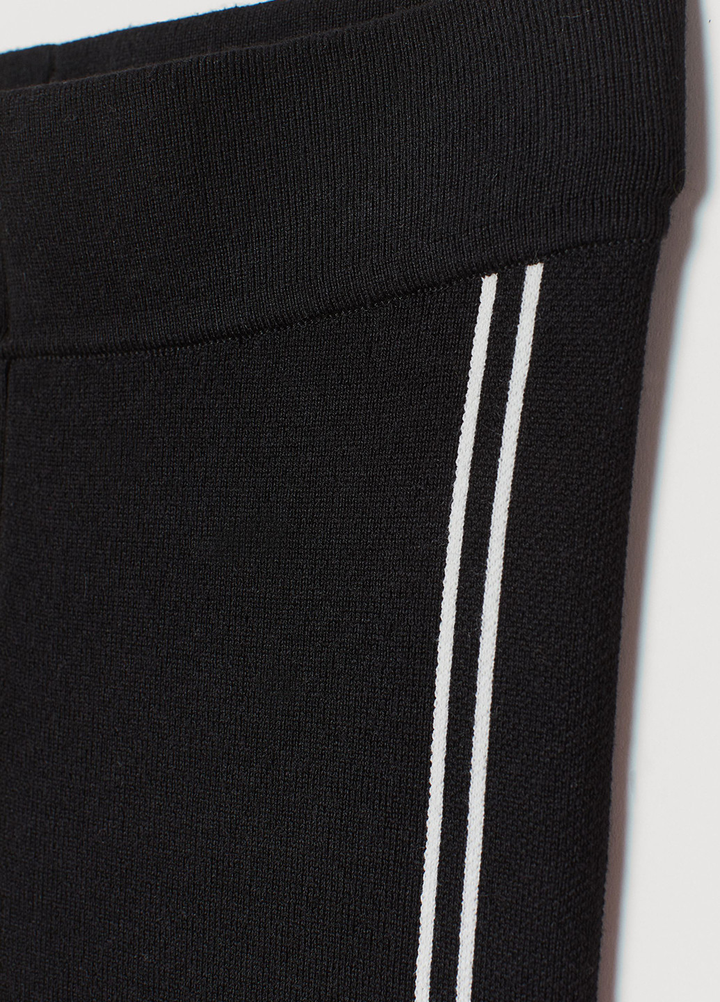 Черные демисезонные леггинсы H&M