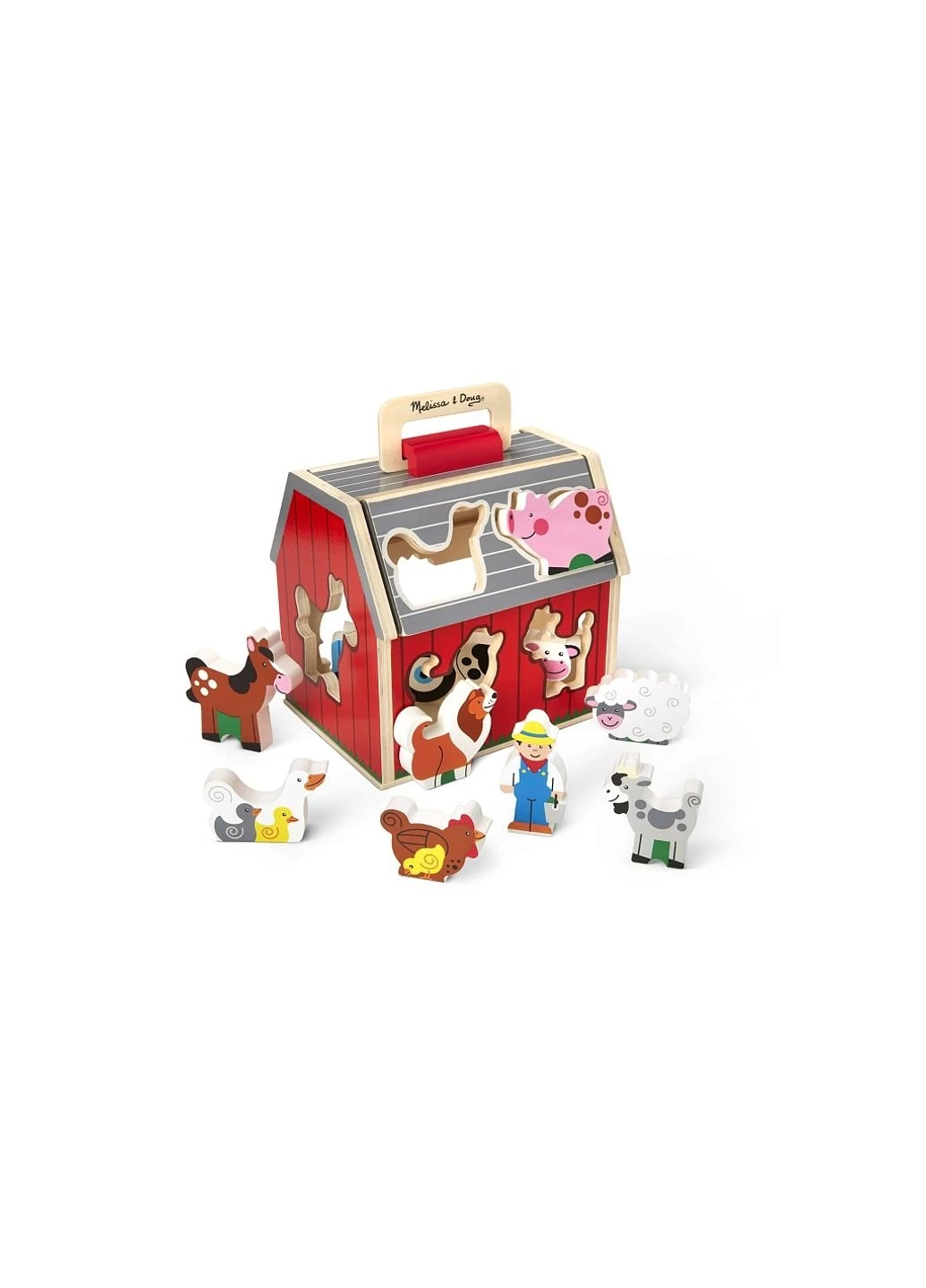 Развивающая игрушка деревянный сортировочный сарай (MD30149) Melissa&Doug (254069373)