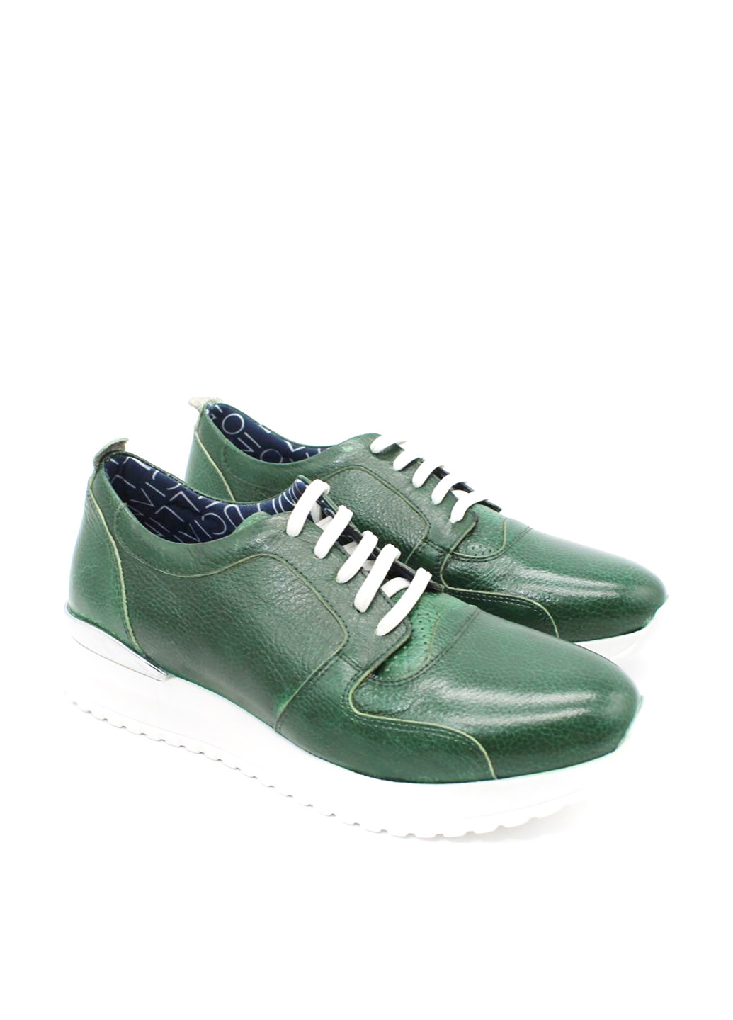 Темно-зеленые демисезонные кроссовки Rifellini