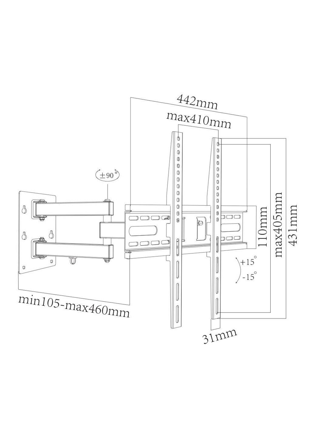 Кронштейн CT-WPLB-T711 CHARMOUNT (253442652)