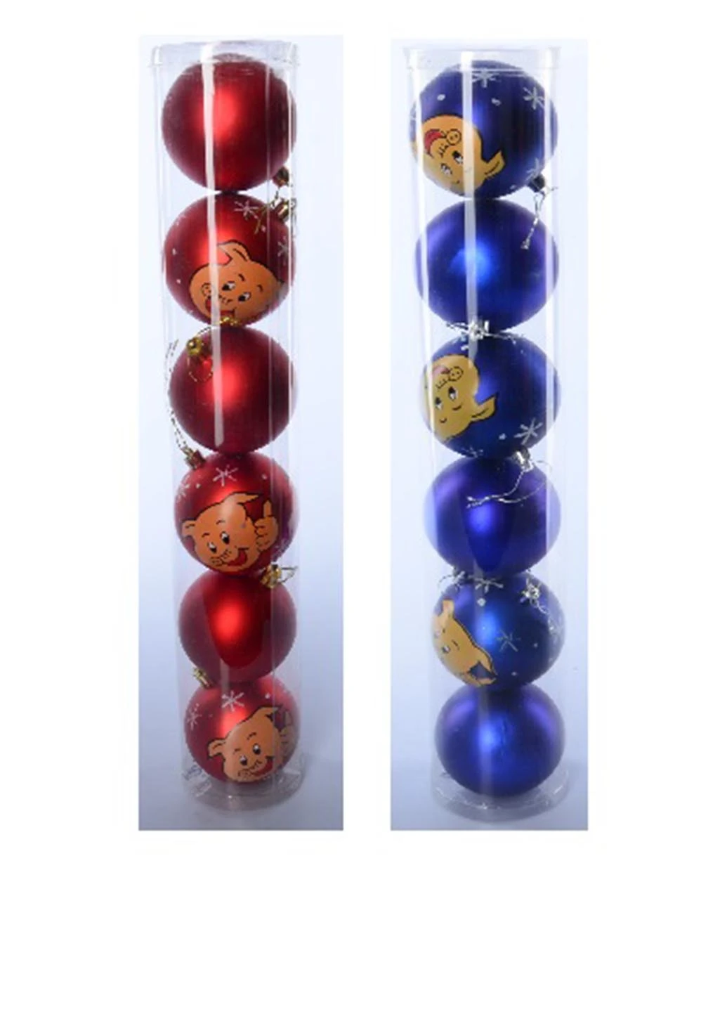 Новогодние украшения (6 шт.), 7 см NewYEAR (90917746)