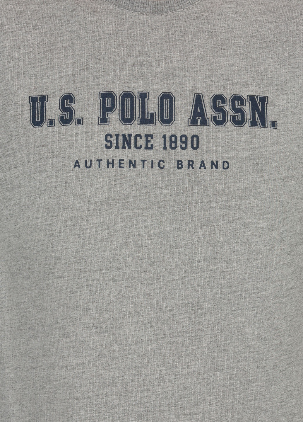 Свитшот U.S. Polo Assn. - крой светло-серый - (256992466)
