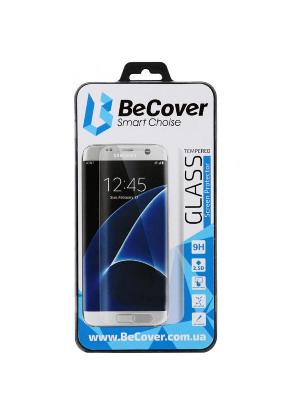 Стекло защитное Samsung Galaxy S21 Plus SM-G996 Black (705916) BeCover (252370753)