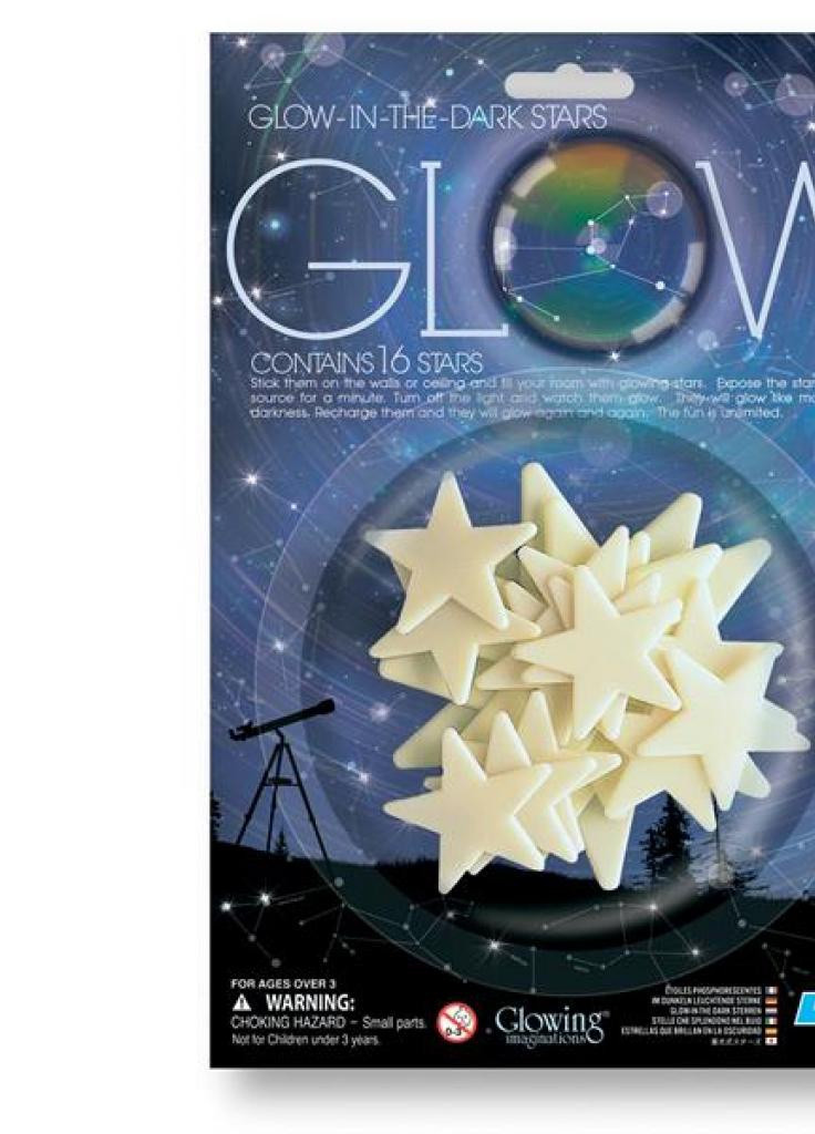 Игровой набор Светящиеся наклейки Звезды, 16 штук (00-05210) 4М (202365037)