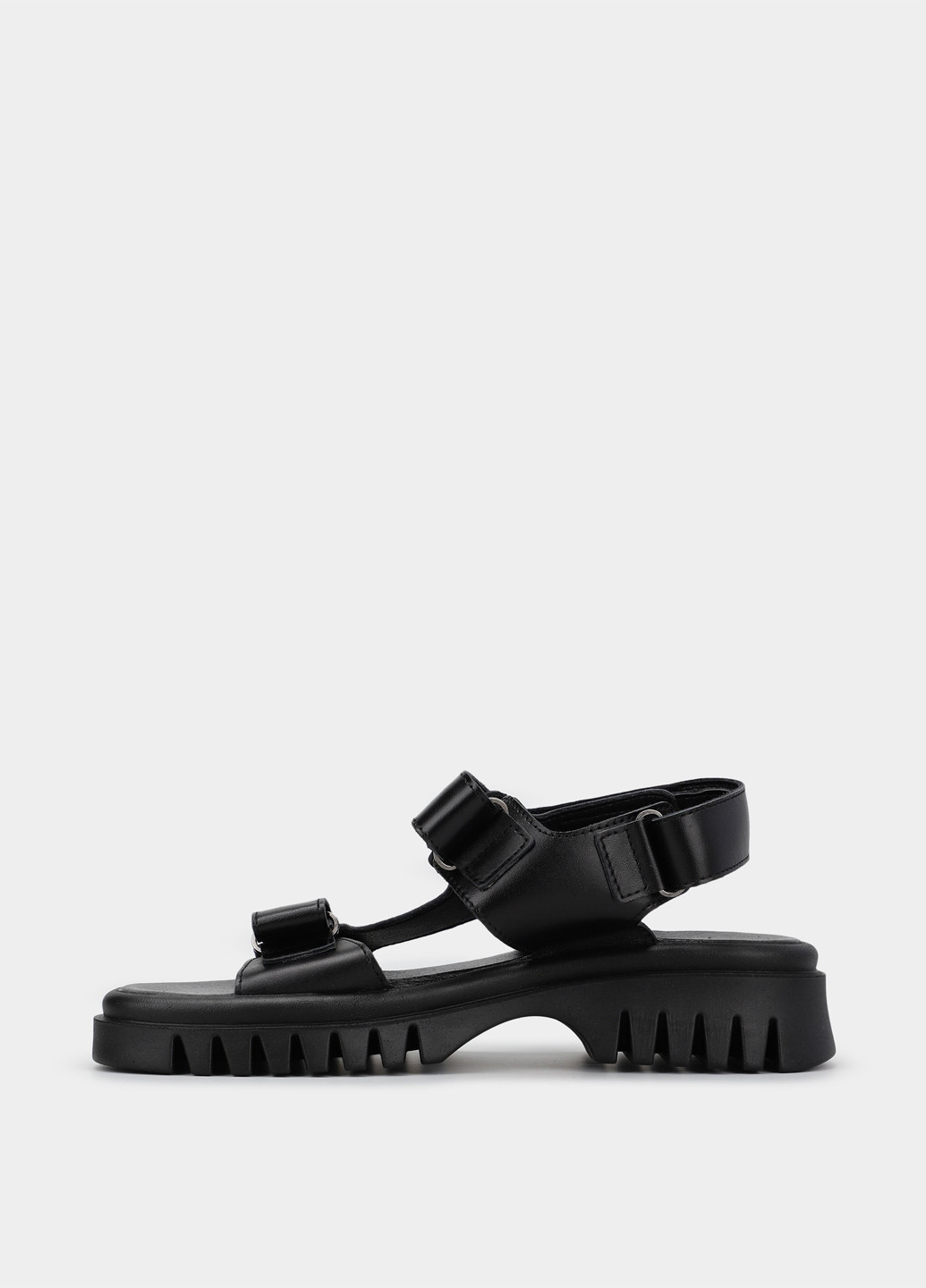 Черные босоножки Braska на липучке