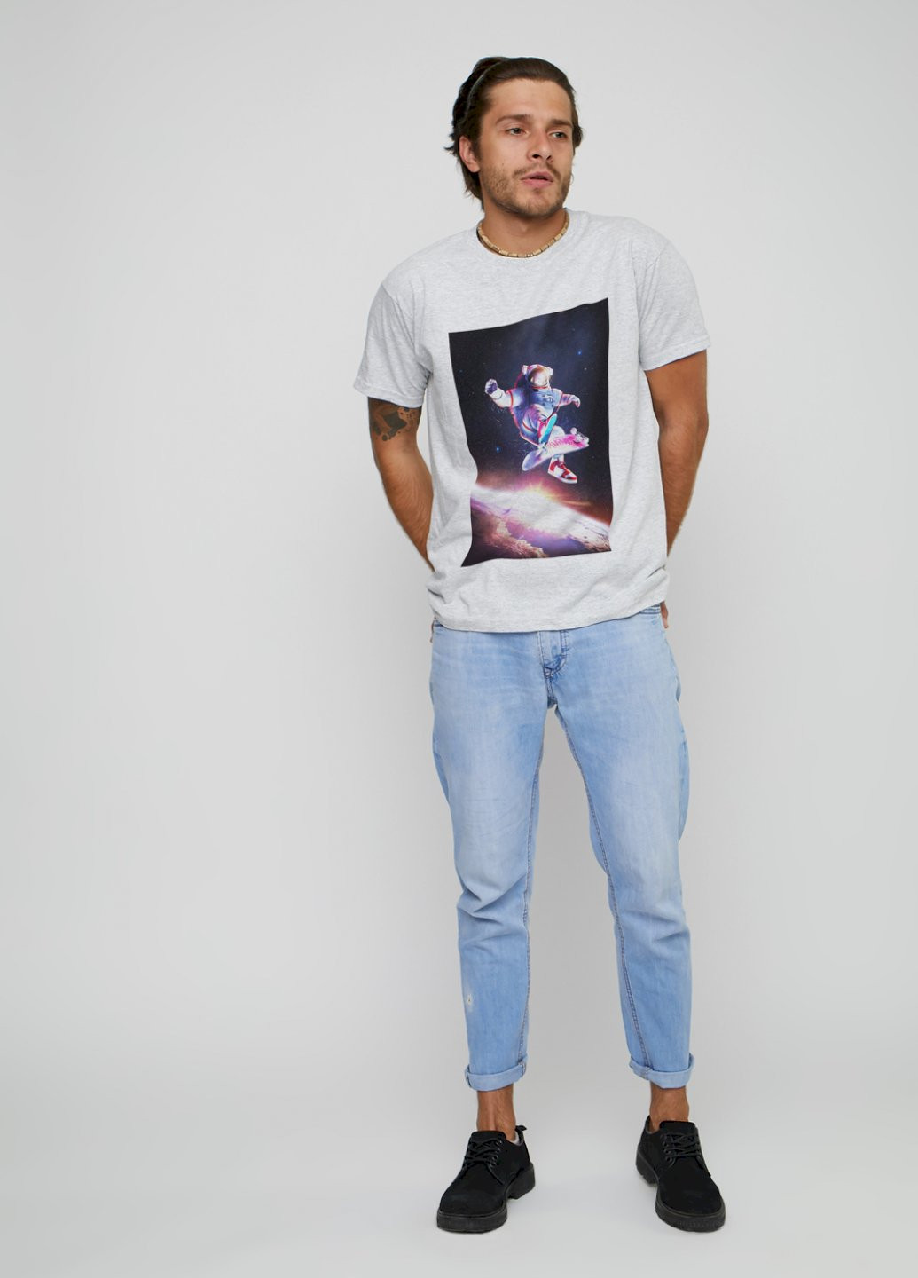 Сіра футболка чоловіча YAPPI