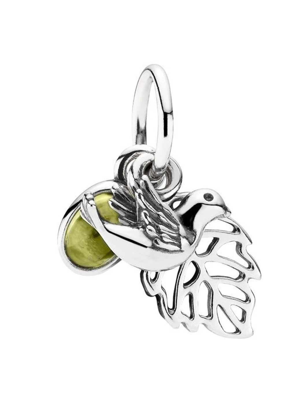Срібна намистина "Летючий голуб" No Brand (252432661)