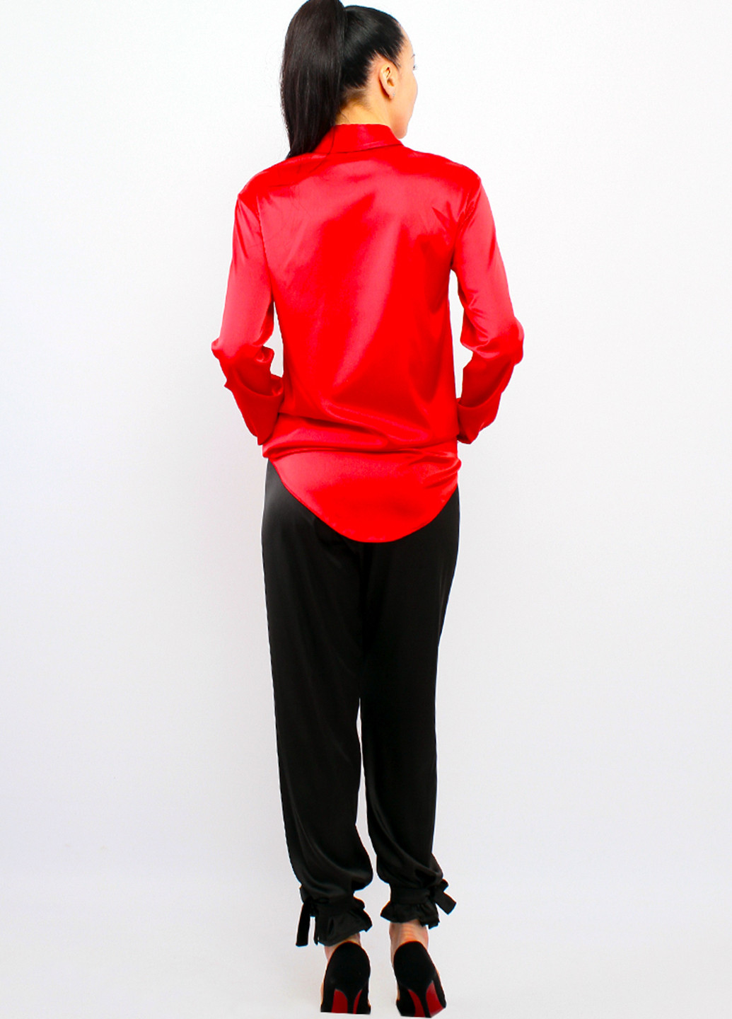 Красная блуза Ghazel