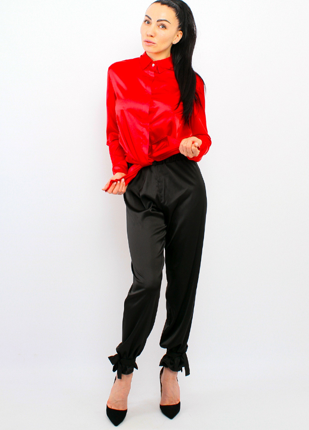 Красная блуза Ghazel