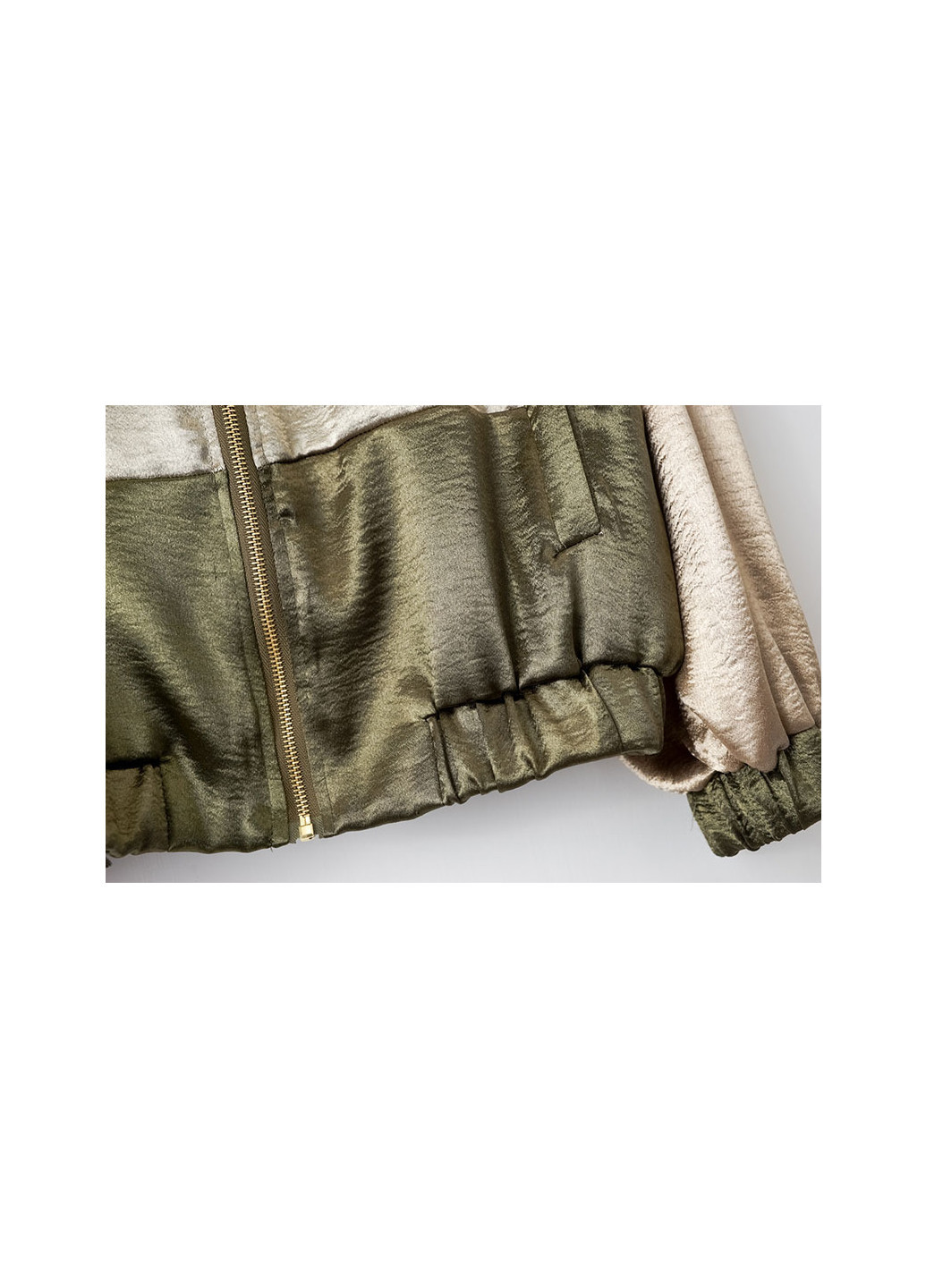 Вітрівка жіноча з сатинової тканини Olive 55501 Berni Fashion (231710118}