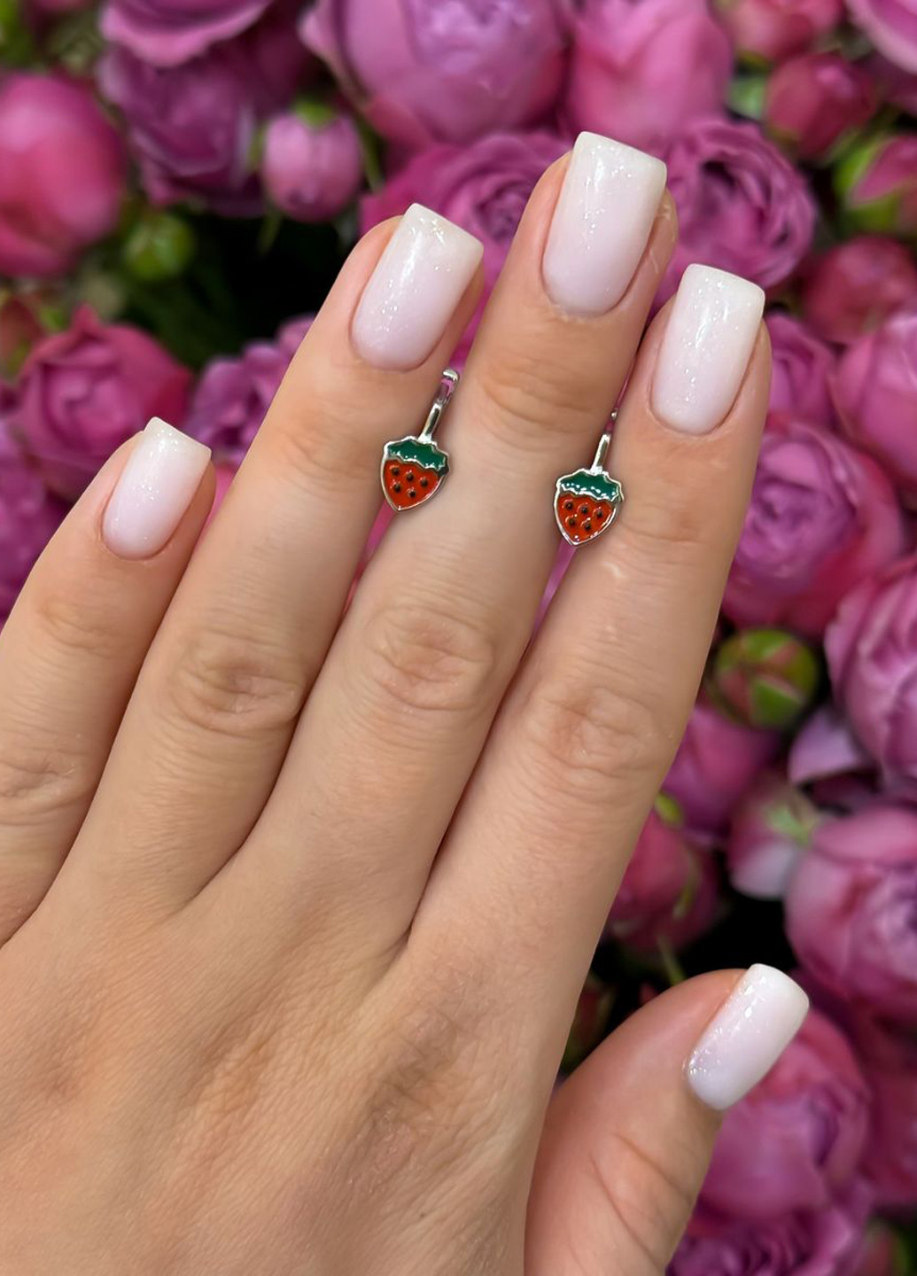 Серьги Silver Flame (317284857)