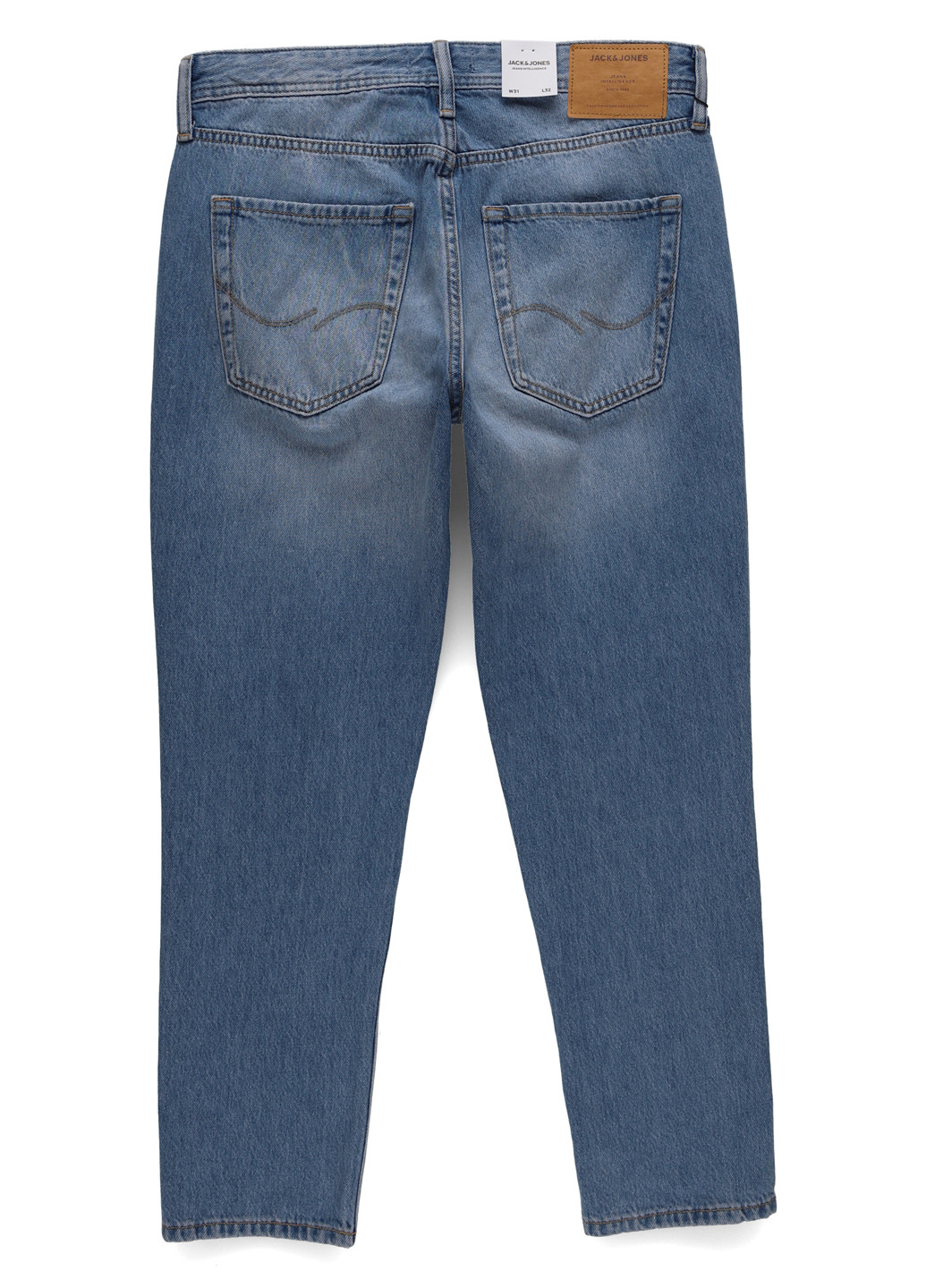 Синие демисезонные зауженные джинсы Jack & Jones