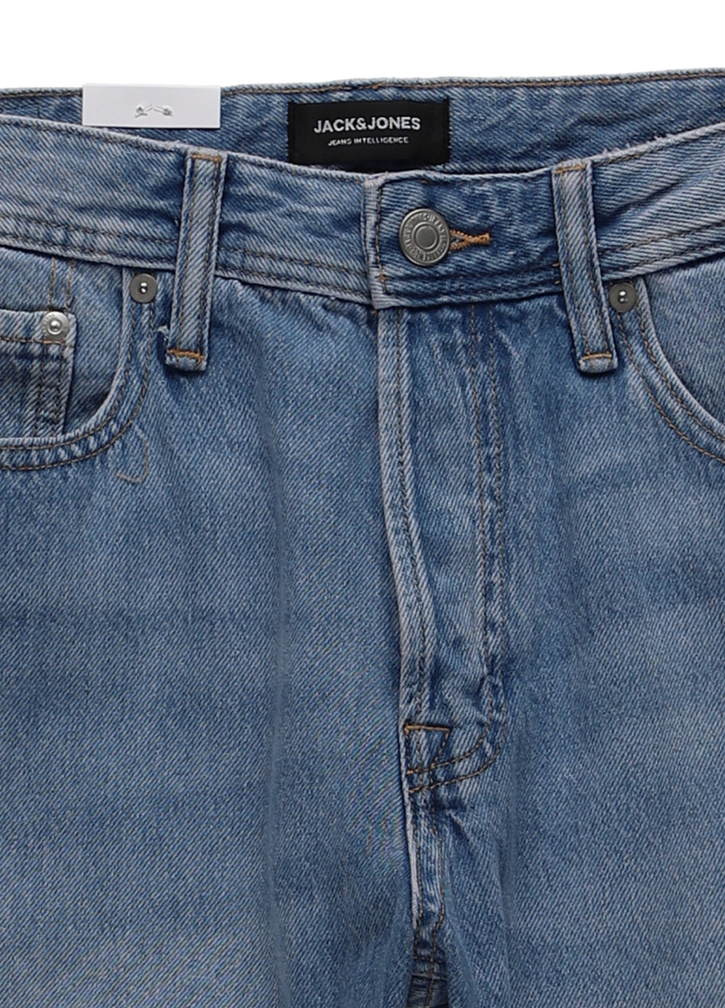 Синие демисезонные зауженные джинсы Jack & Jones