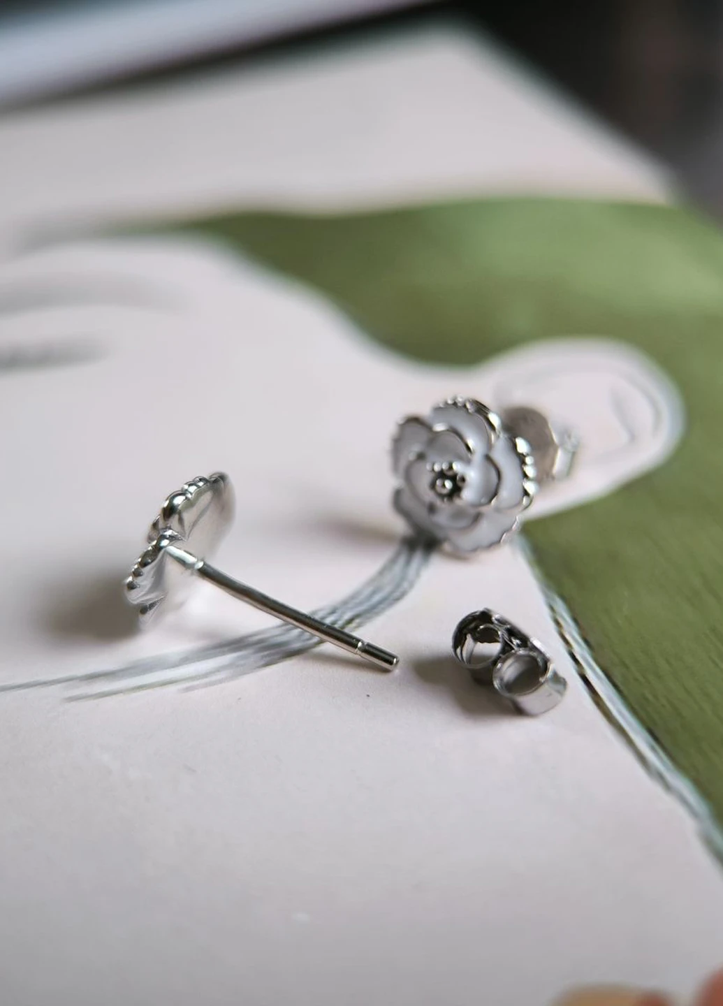 Сережки Silver Flame (350941517)