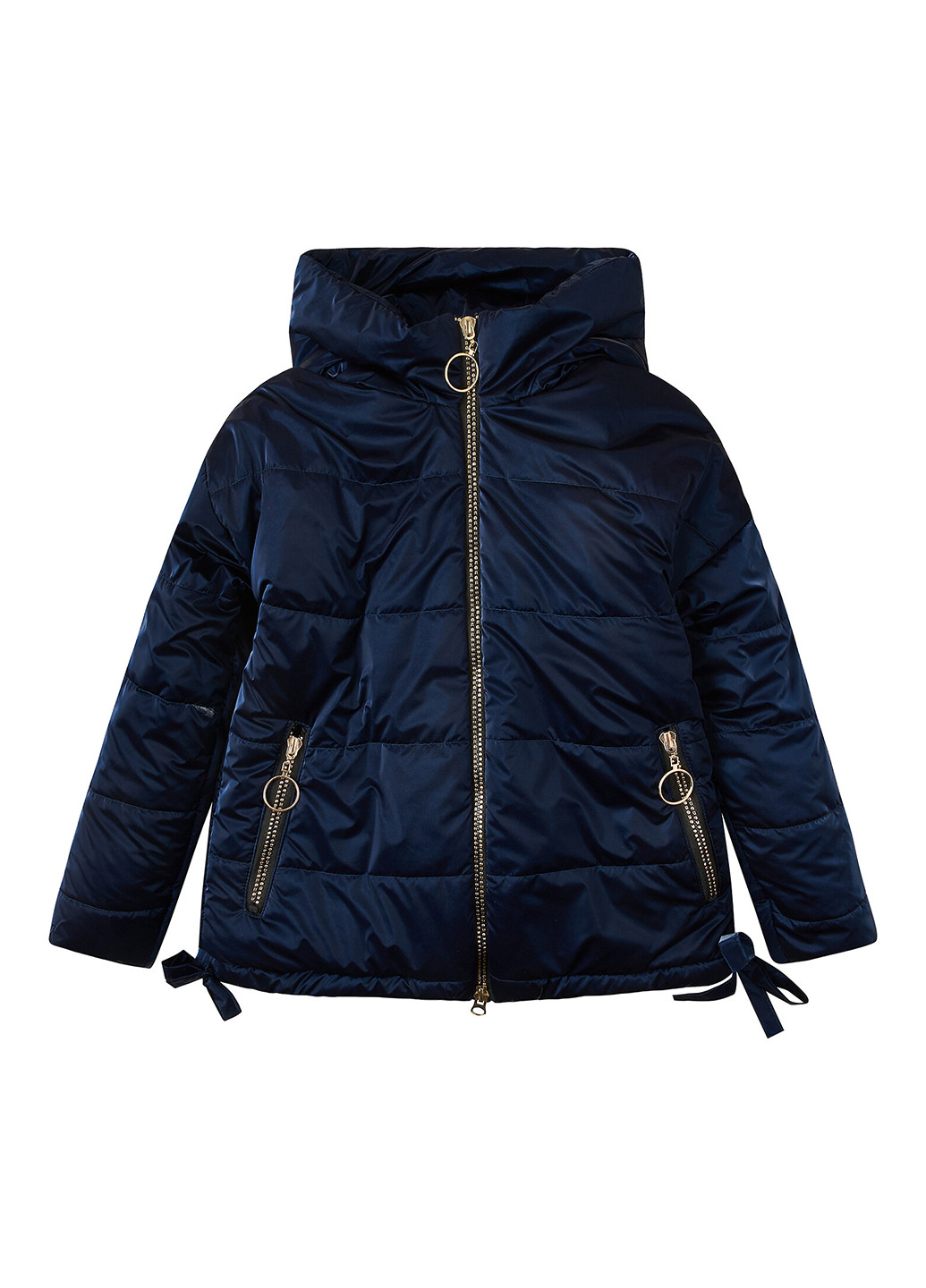 Темно-синяя зимняя куртка Одягайко