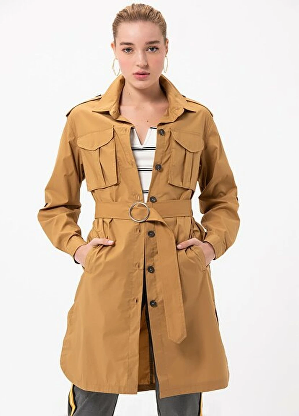 Плащ Bershka демісезон (233115076)