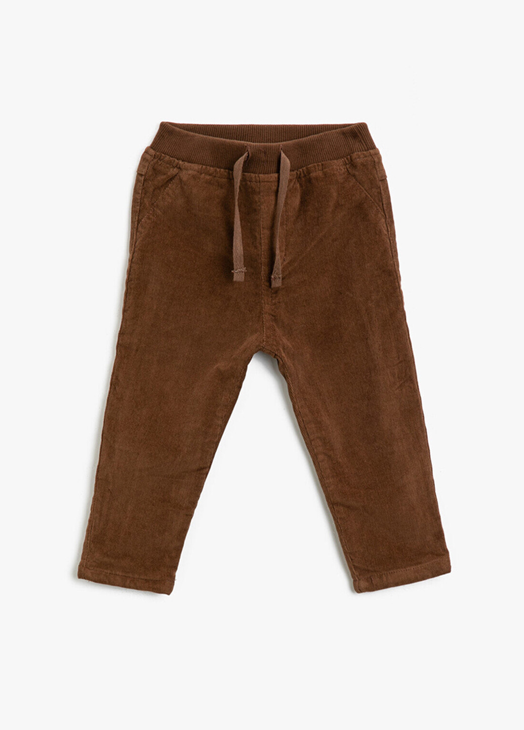 Темно-коричневые кэжуал демисезонные брюки зауженные KOTON