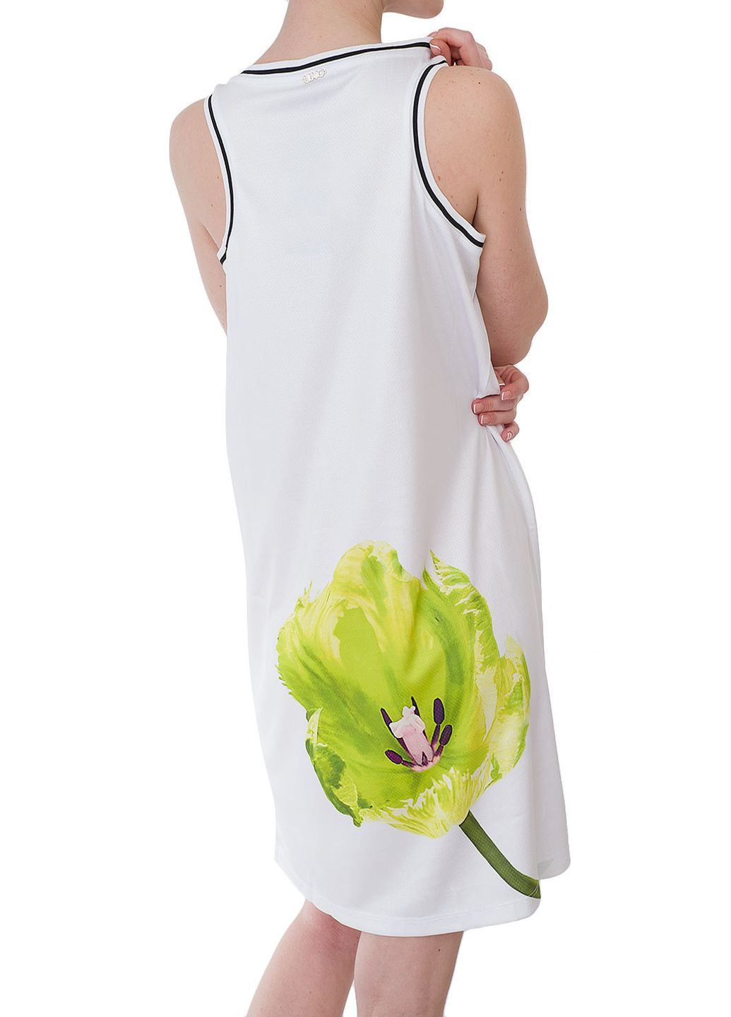 Белое кэжуал платье Liu Jo с цветочным принтом