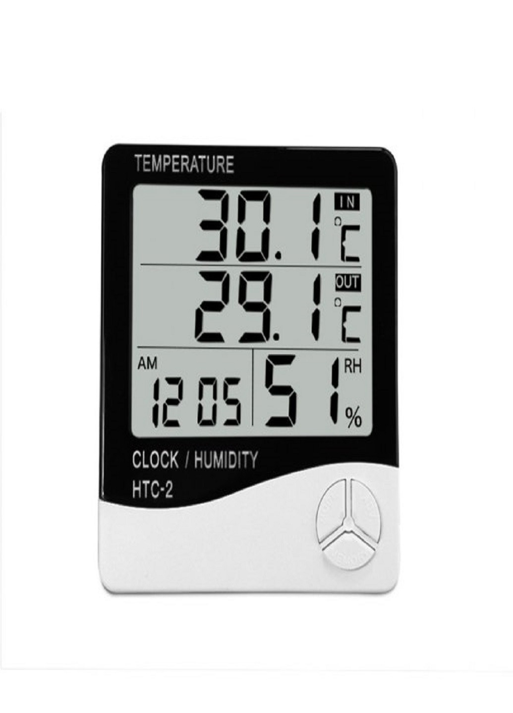 Домашня цифрова метеостанція з годинником та будильником HTC-2 термометр і гігрометр з виносним датчиком VTech (253319272)
