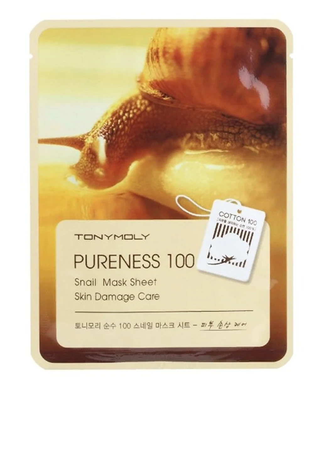 Маска для обличчя тканинна з муцином, 21 мл Tony Moly (125347191)