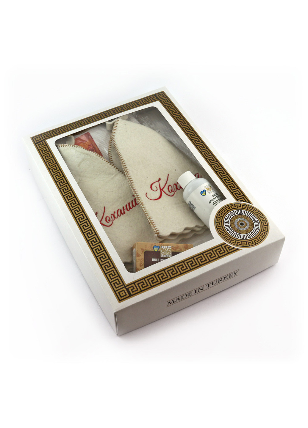 Подарунковий набір для сауни Коханий та кохана, парний 6 предметів Luxyart (219904882)