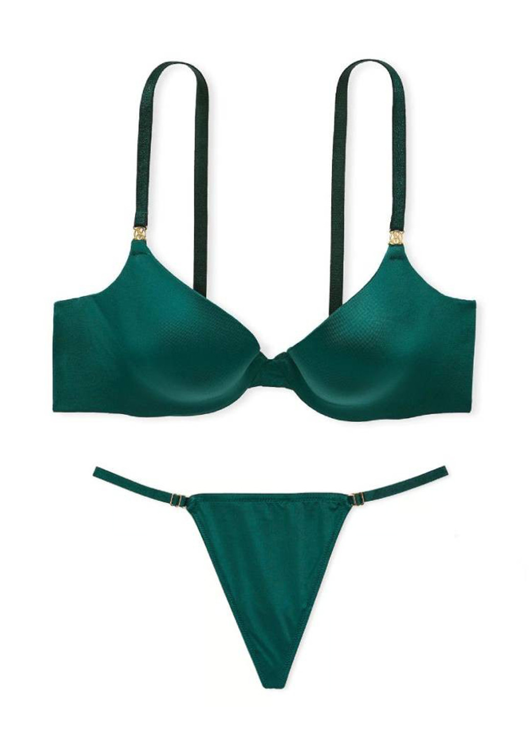 Зелений демісезонний комплект (бюстгальтер, трусики) Victoria's Secret