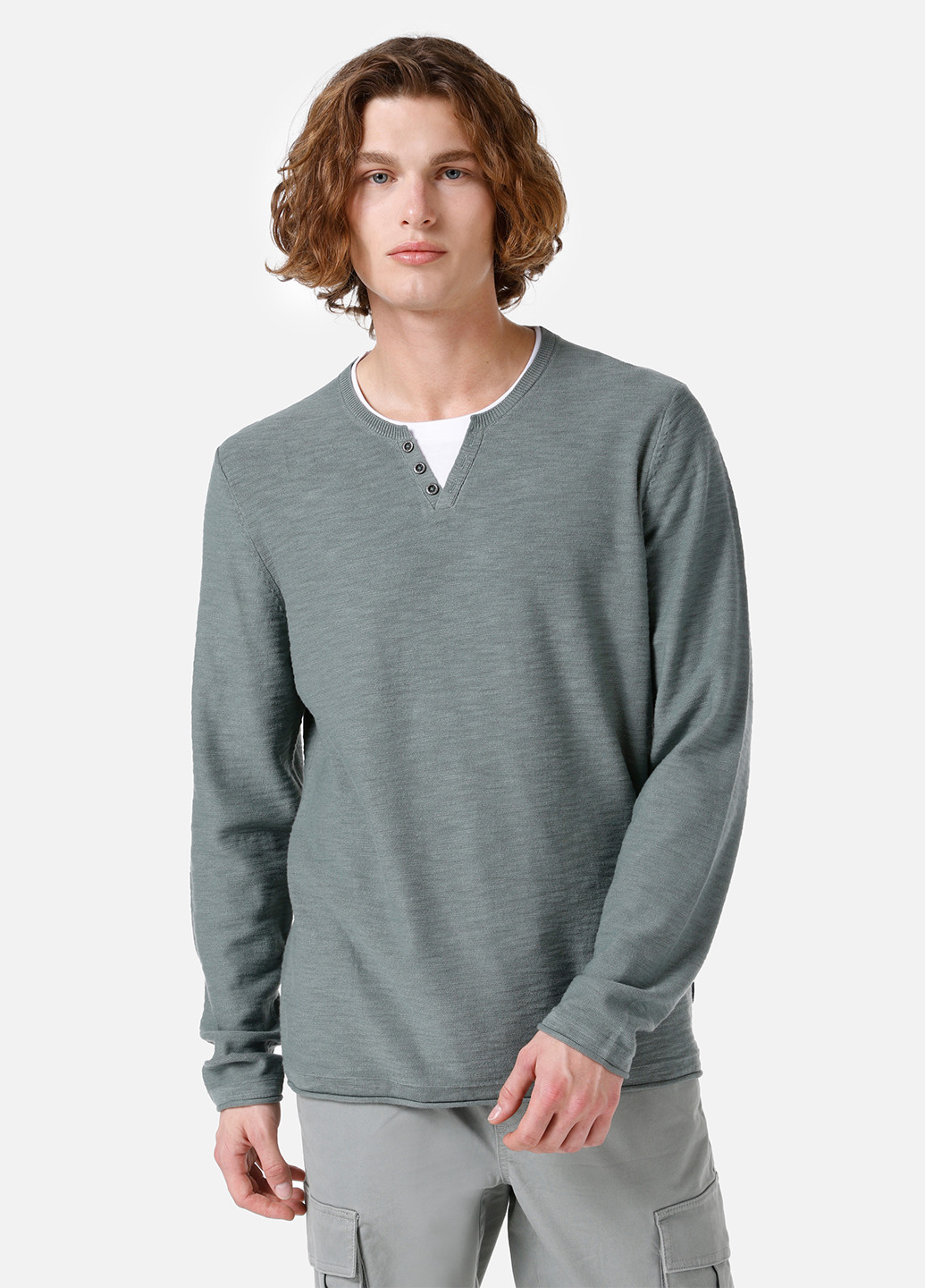 Сірий демісезонний светр Colin's