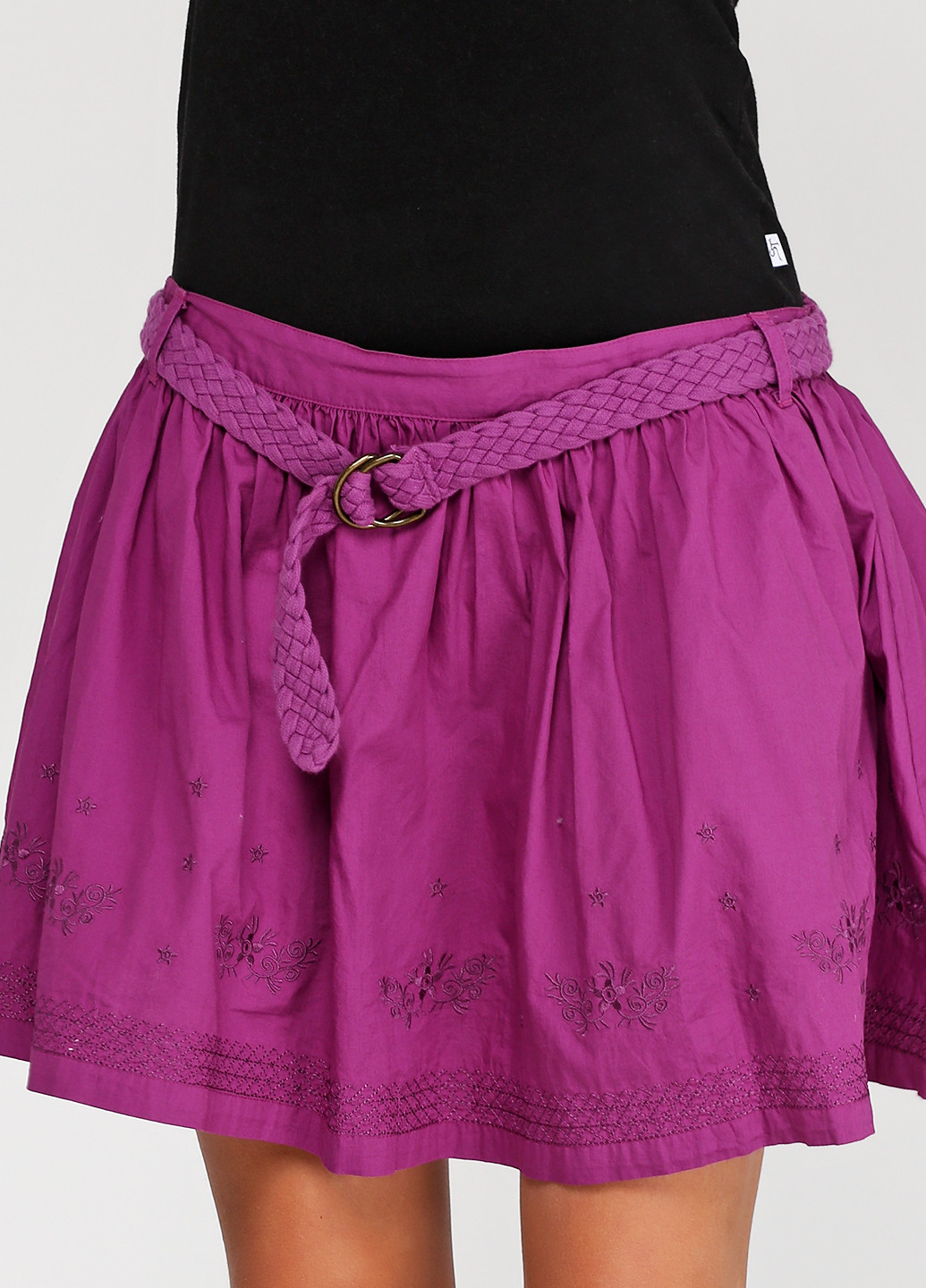 Фиолетовая кэжуал однотонная юбка Billabong мини