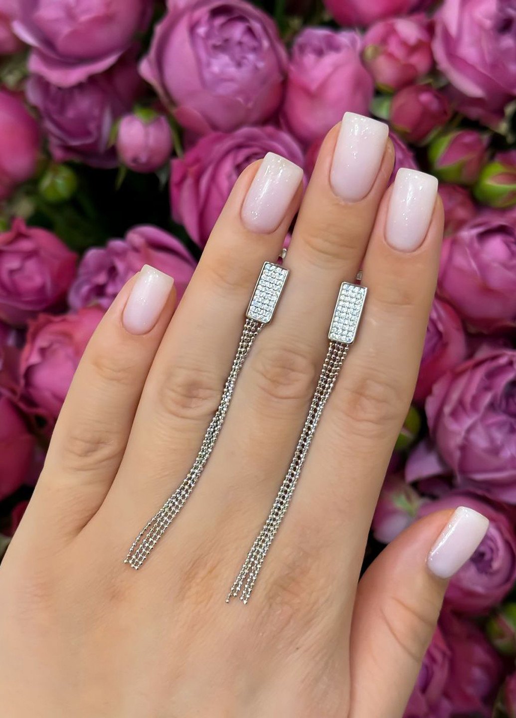 Серьги Silver Flame (317284846)