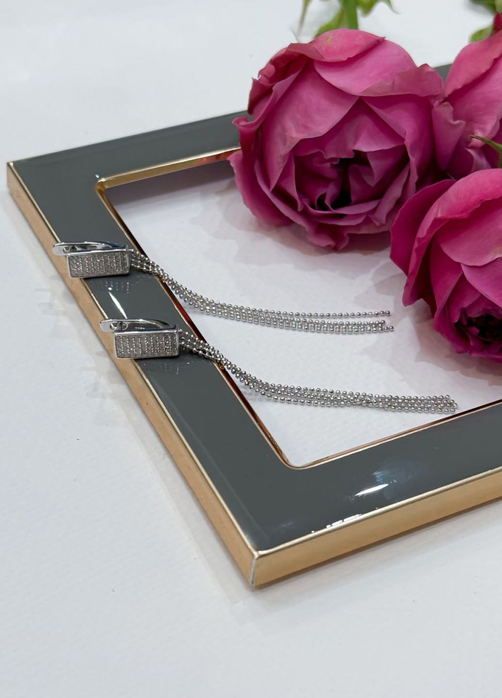 Серьги Silver Flame (317284846)