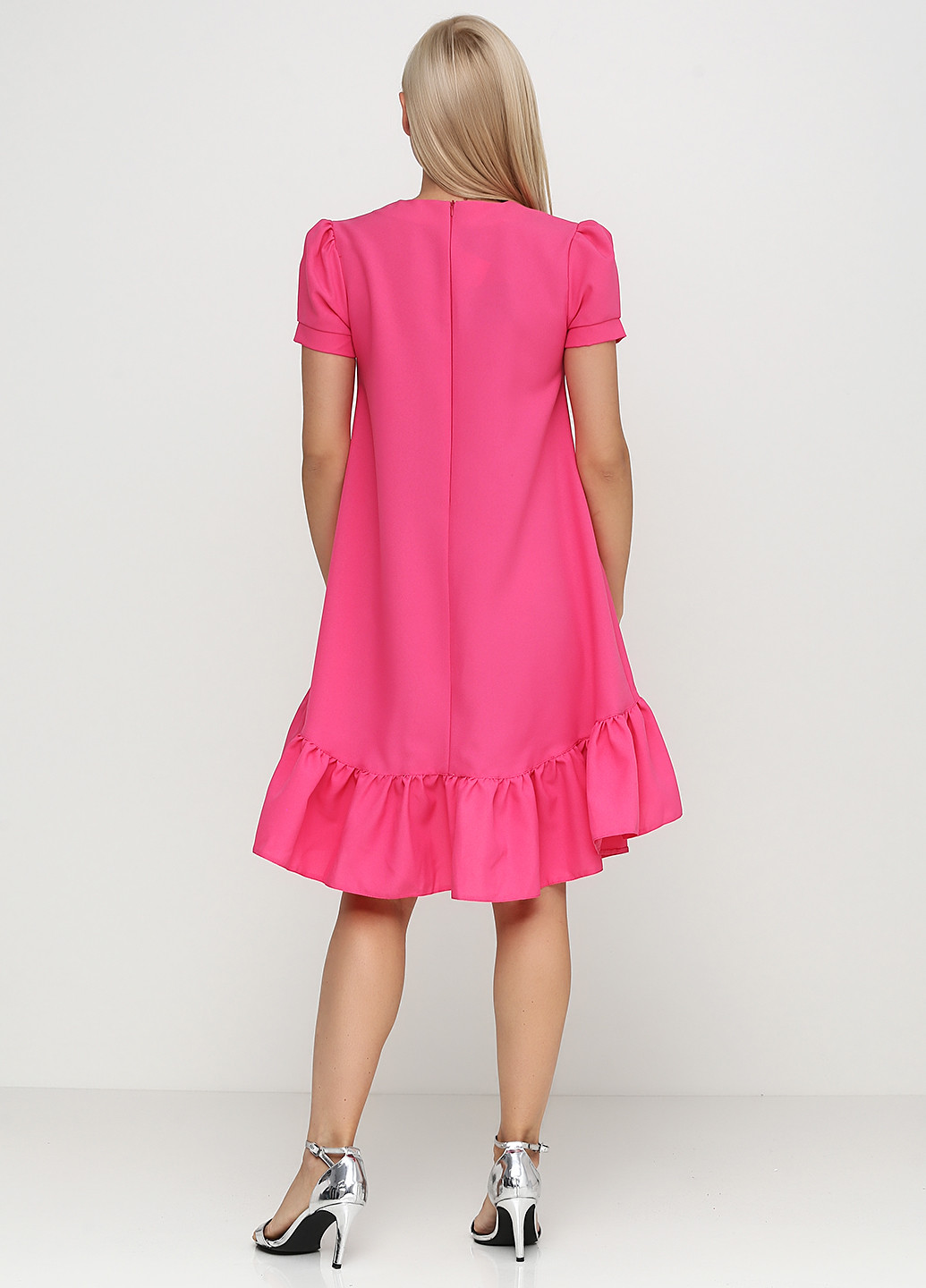 Розовое кэжуал платье ANVI однотонное