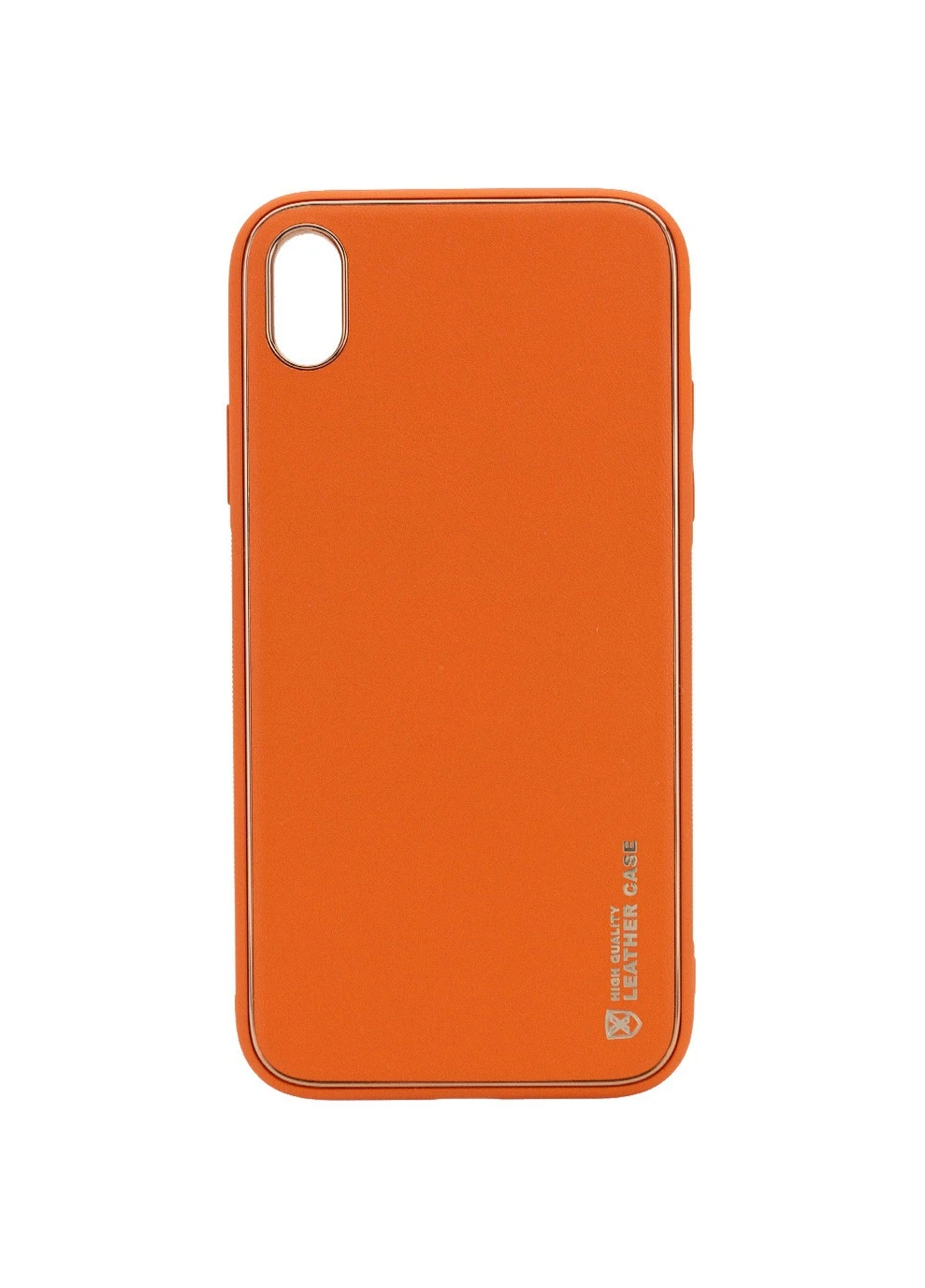 Шкіряний чохол Xshield для Apple iPhone X/XS (5.8"") Помаранчевий / Apricot (is_00000038062_4) Epik (250499597)