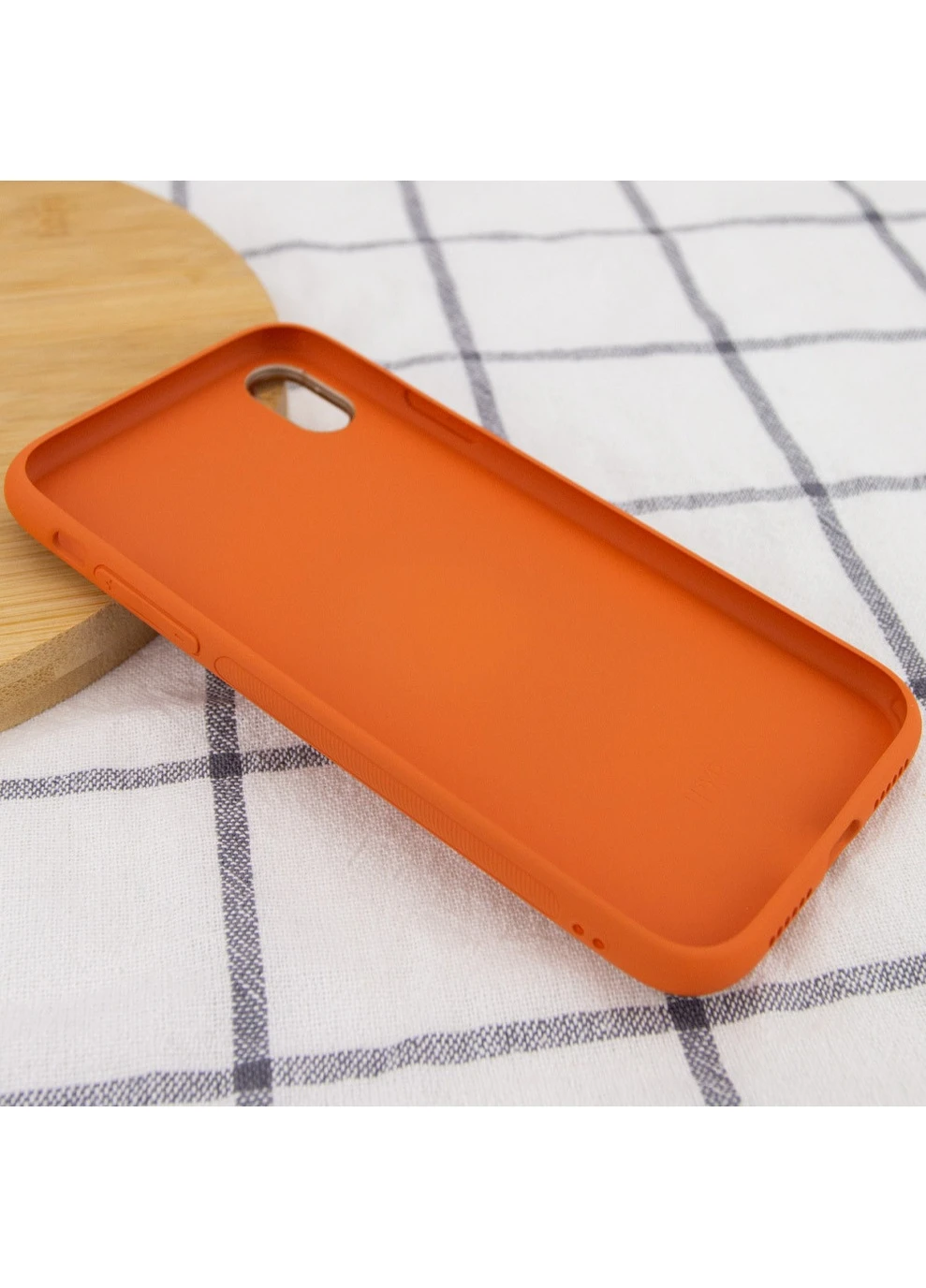 Шкіряний чохол Xshield для Apple iPhone X/XS (5.8"") Помаранчевий / Apricot (is_00000038062_4) Epik (250499597)
