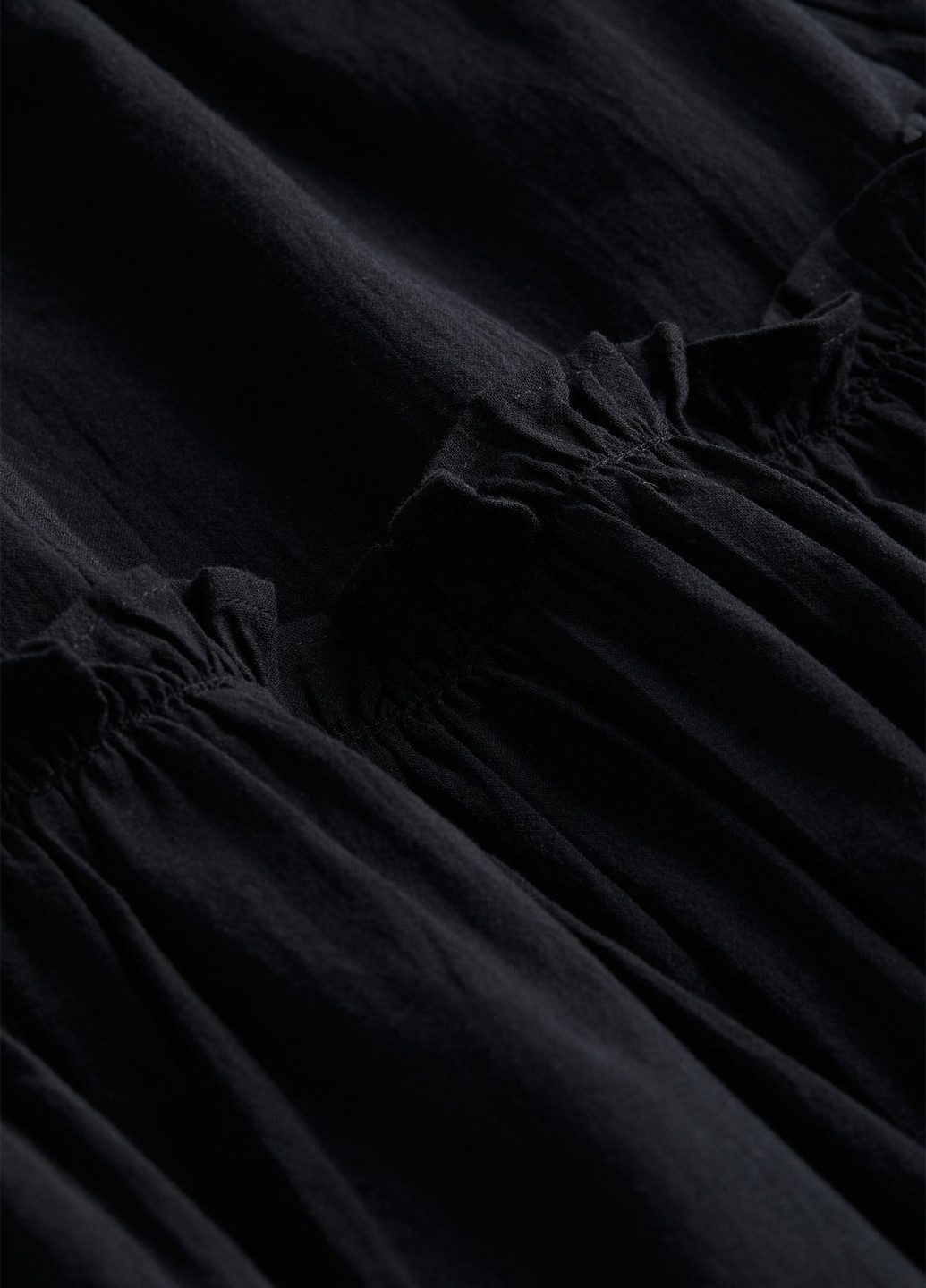 Чорна кежуал сукня на запах, з відкритими плечима, з відкритою спиною H&M однотонна