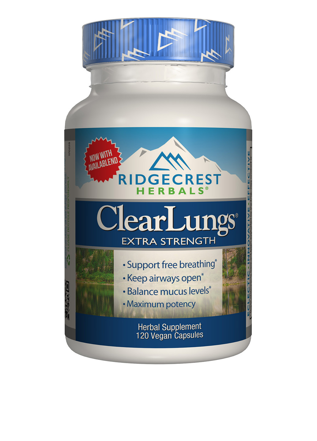Комплекс Для поддержки легких Clear Lungs (120 кап.) Ridgecrest Herbals (251206596)