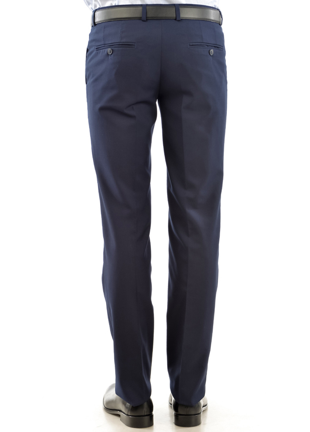Темно-синие кэжуал демисезонные классические брюки Arber
