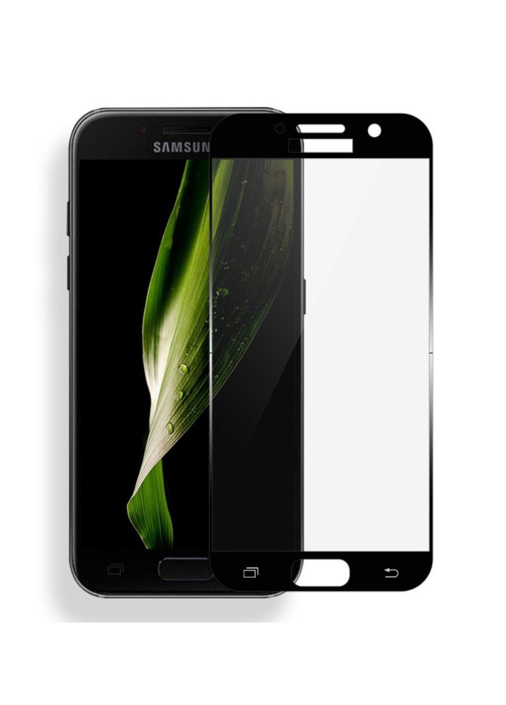Захисне скло з рамкою для Samsung A520 (black) CAA (96874275)
