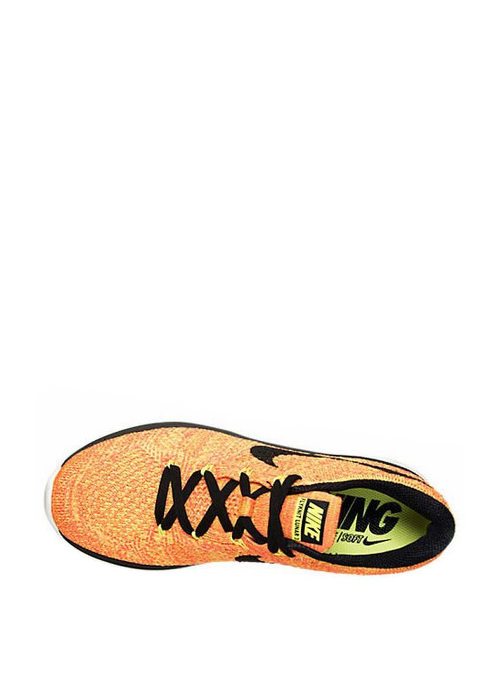 Помаранчеві осінні кросівки Nike WMNS NIKE FLYKNIT LUNAR3