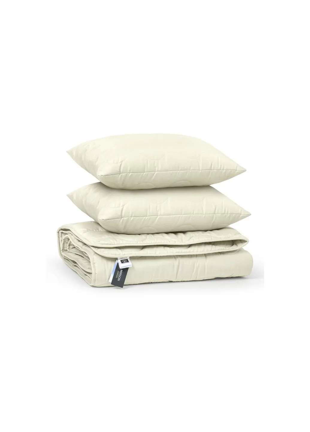 Ковдра Набір шовковий №1692 Eco Light Creamy Ковдра 172х205+ (2200002657143) Mirson (254077998)
