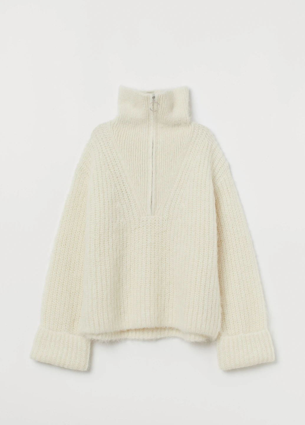 Білий демісезонний светр H&M