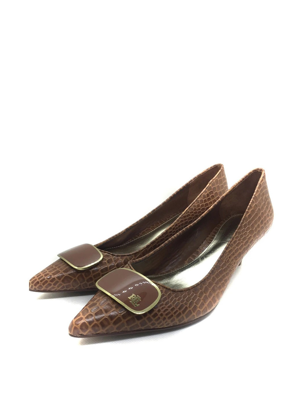 Ralph Lauren Туфли лодочки коричневый з натуральная кожа, сша — демисезон (298550428)