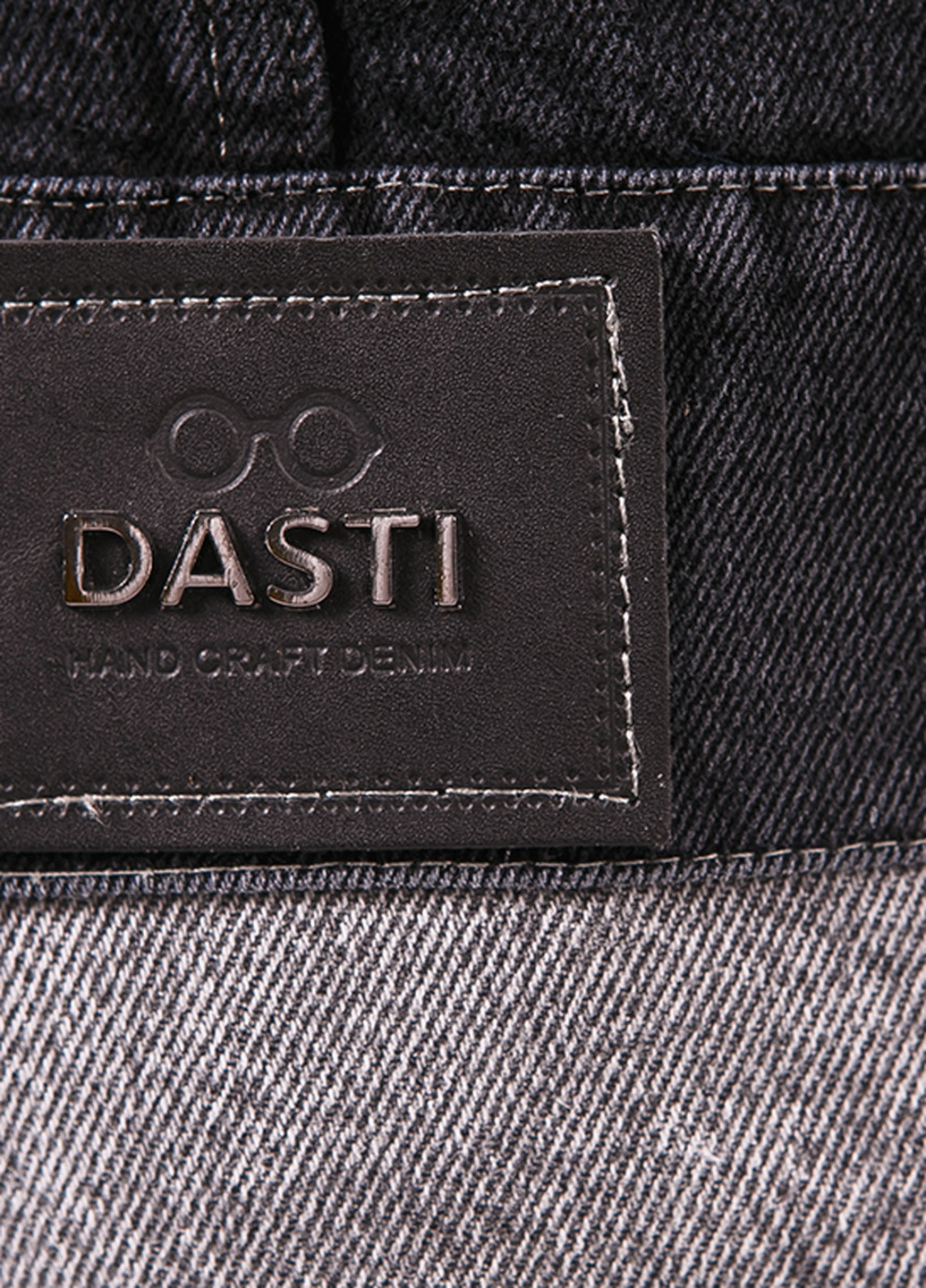 Чорна літня джинсова куртка чоловіча з вишивкою Dasti Vidven