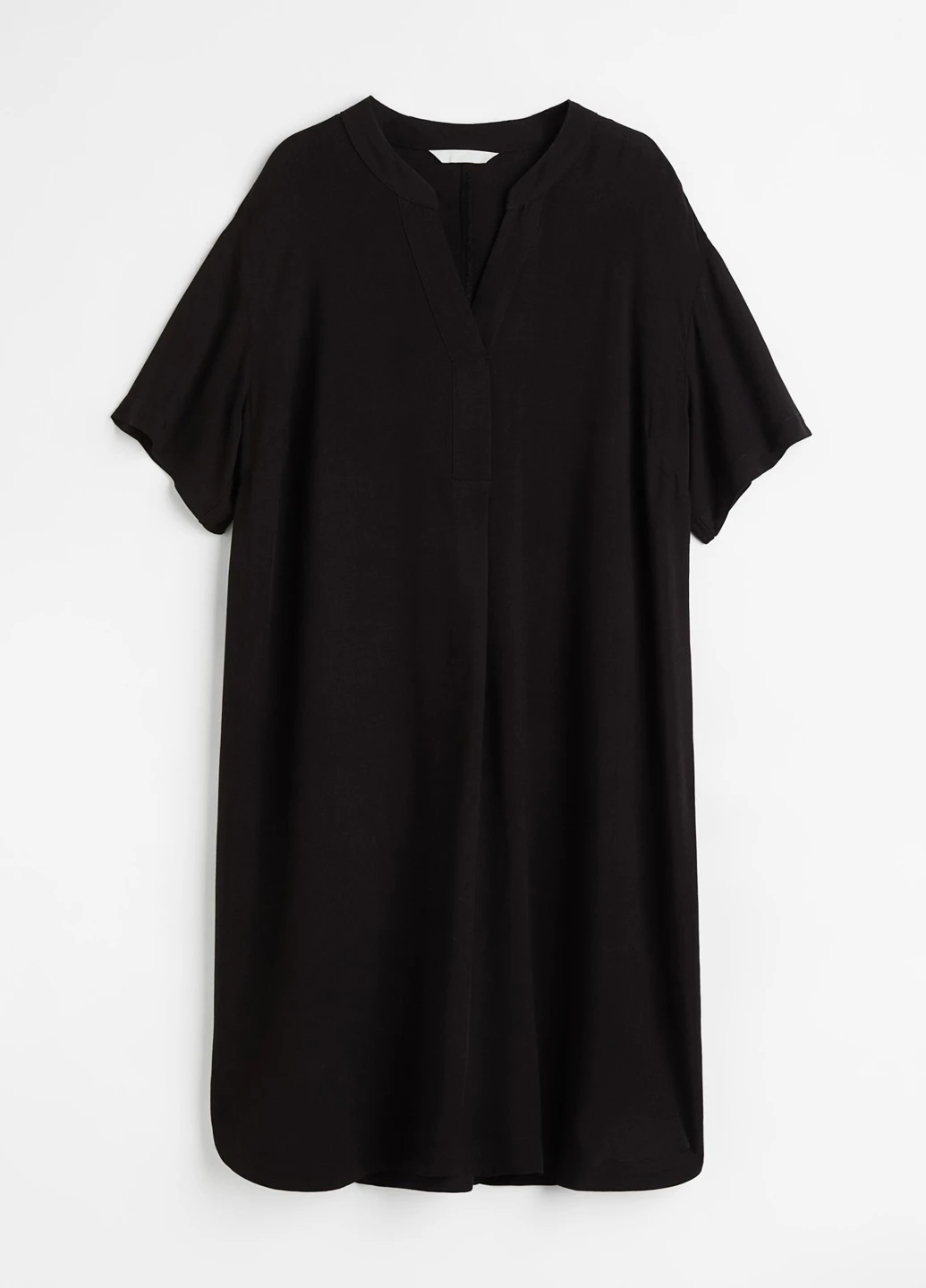 Черное кэжуал платье H&M однотонное