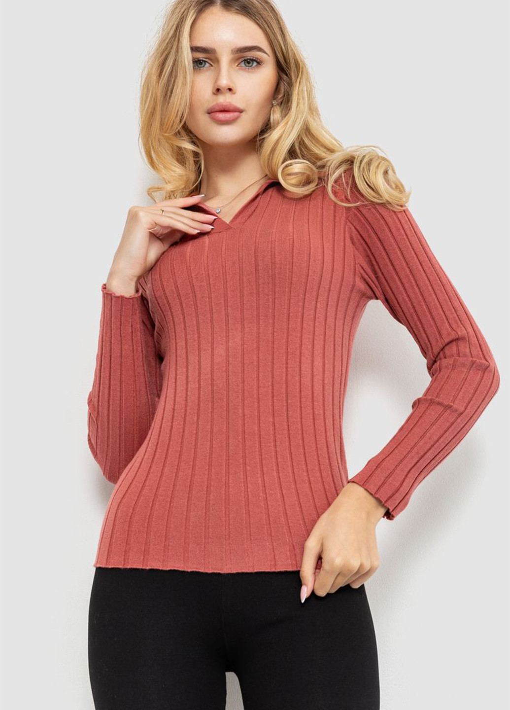 Коралловый демисезонный пуловер пуловер Ager