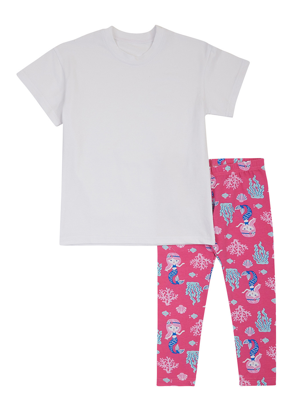 Комбинированный летний комплект (футболка, леггинсы) Ляля