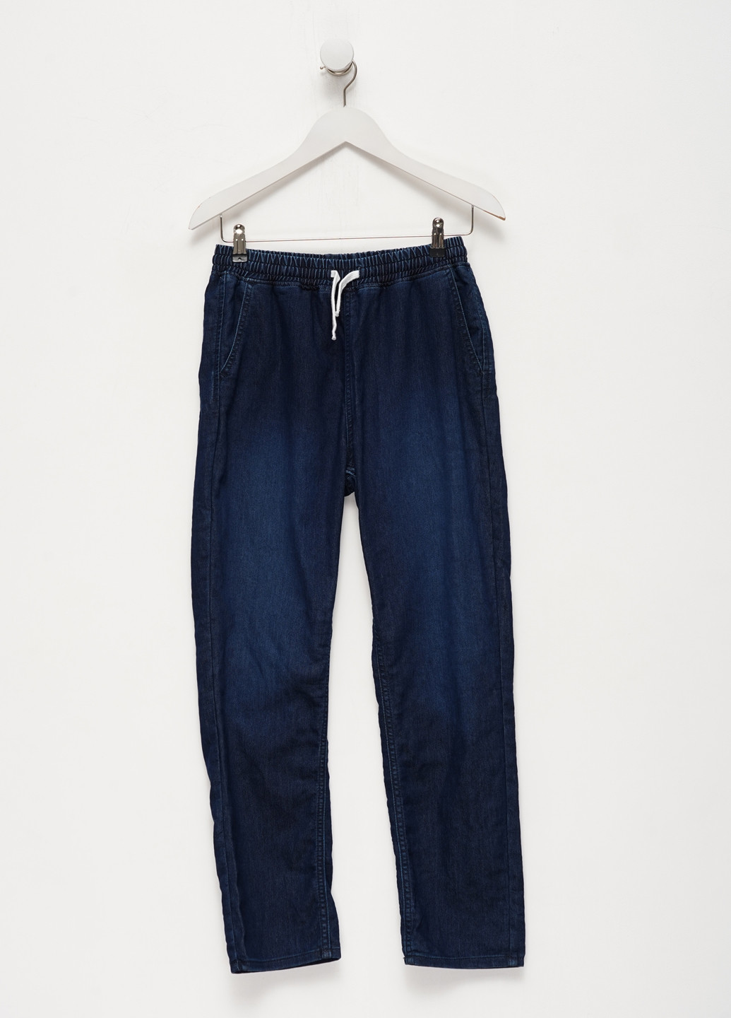 Синие демисезонные джоггеры джинсы H&M