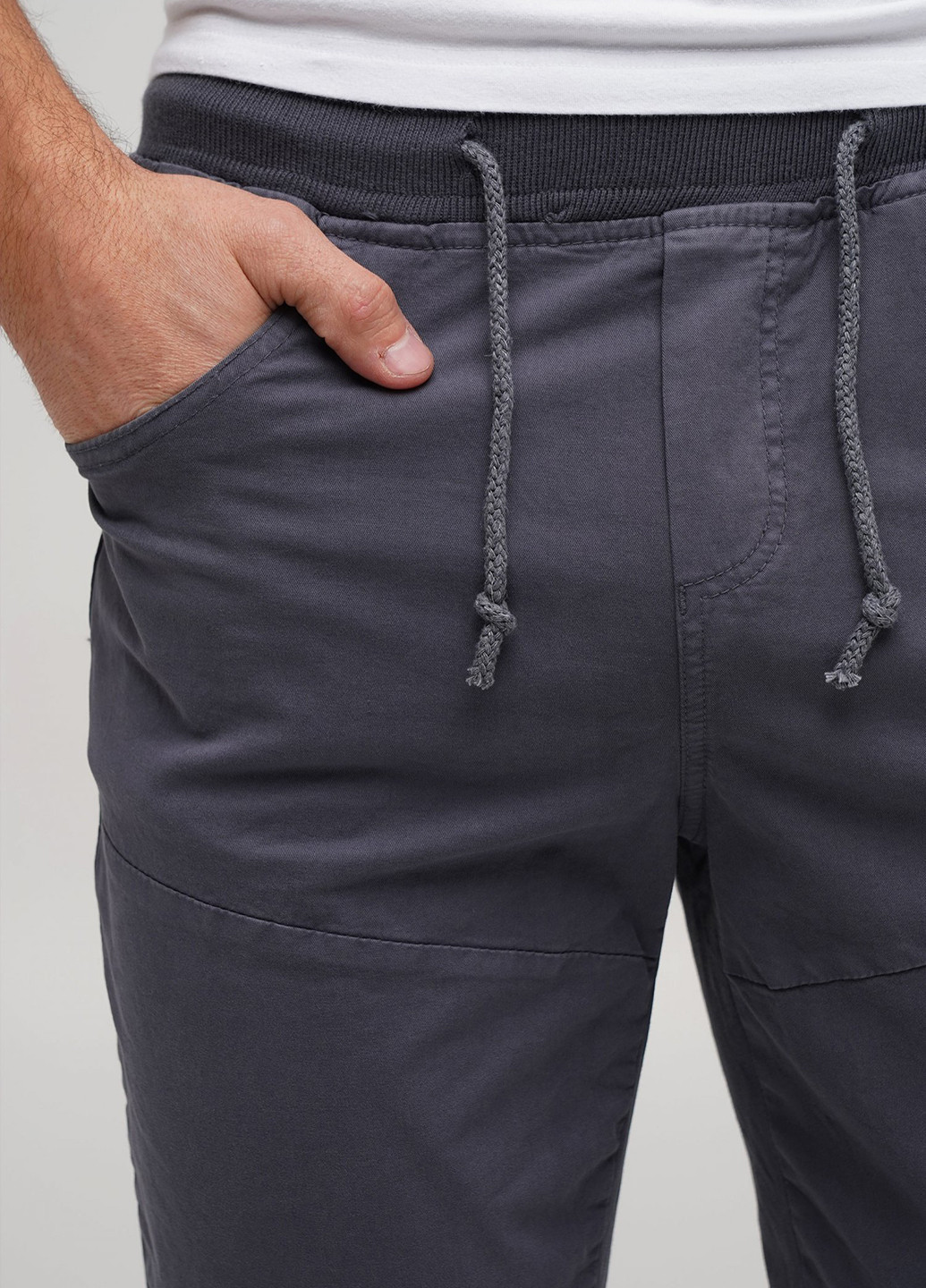 Графитовые кэжуал демисезонные джоггеры брюки Trend Collection