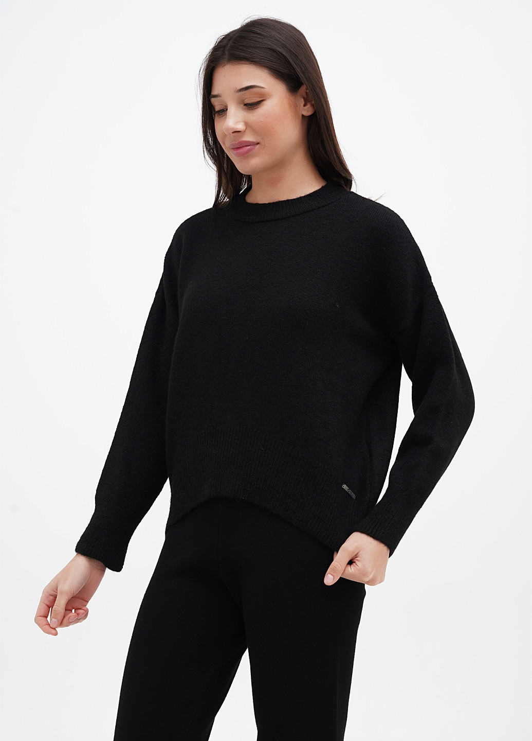 Чорний демісезонний джемпер джемпер Sassofono